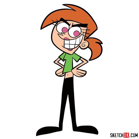 How to draw Vicky (The Fairly Odd Parents) .